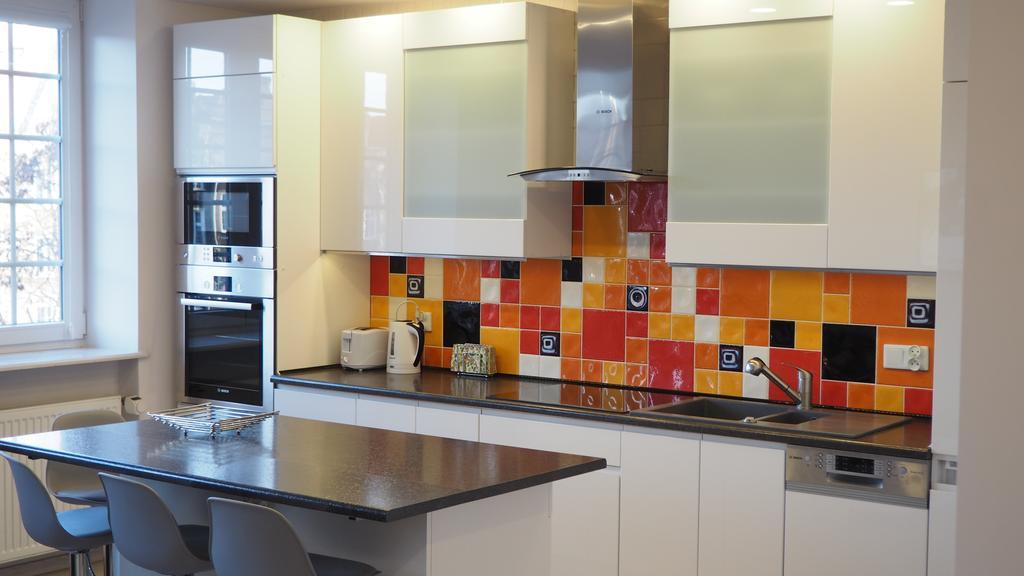 Grand-Tourist Amber Center Apartments กดัญสก์ ห้อง รูปภาพ